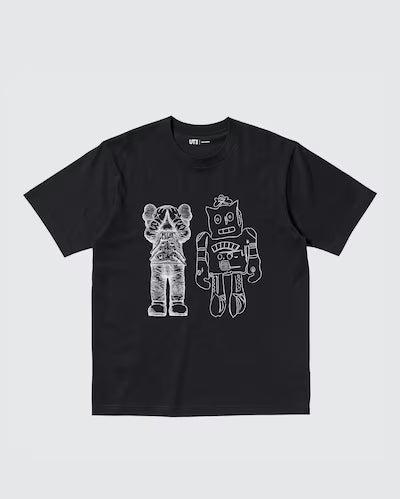 Playera KAWS + Warhol Uniqlo Black